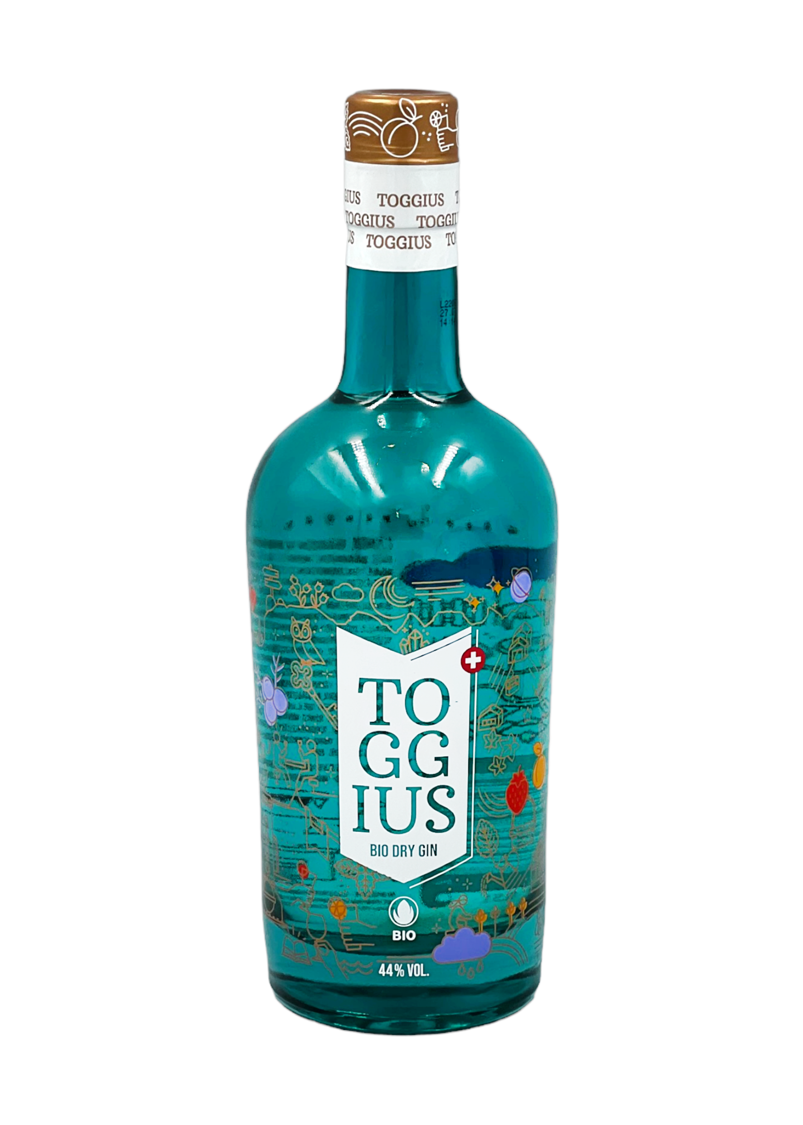 Toggius Bio Dry Gin 50cl - Toggius, 44%-Vol.