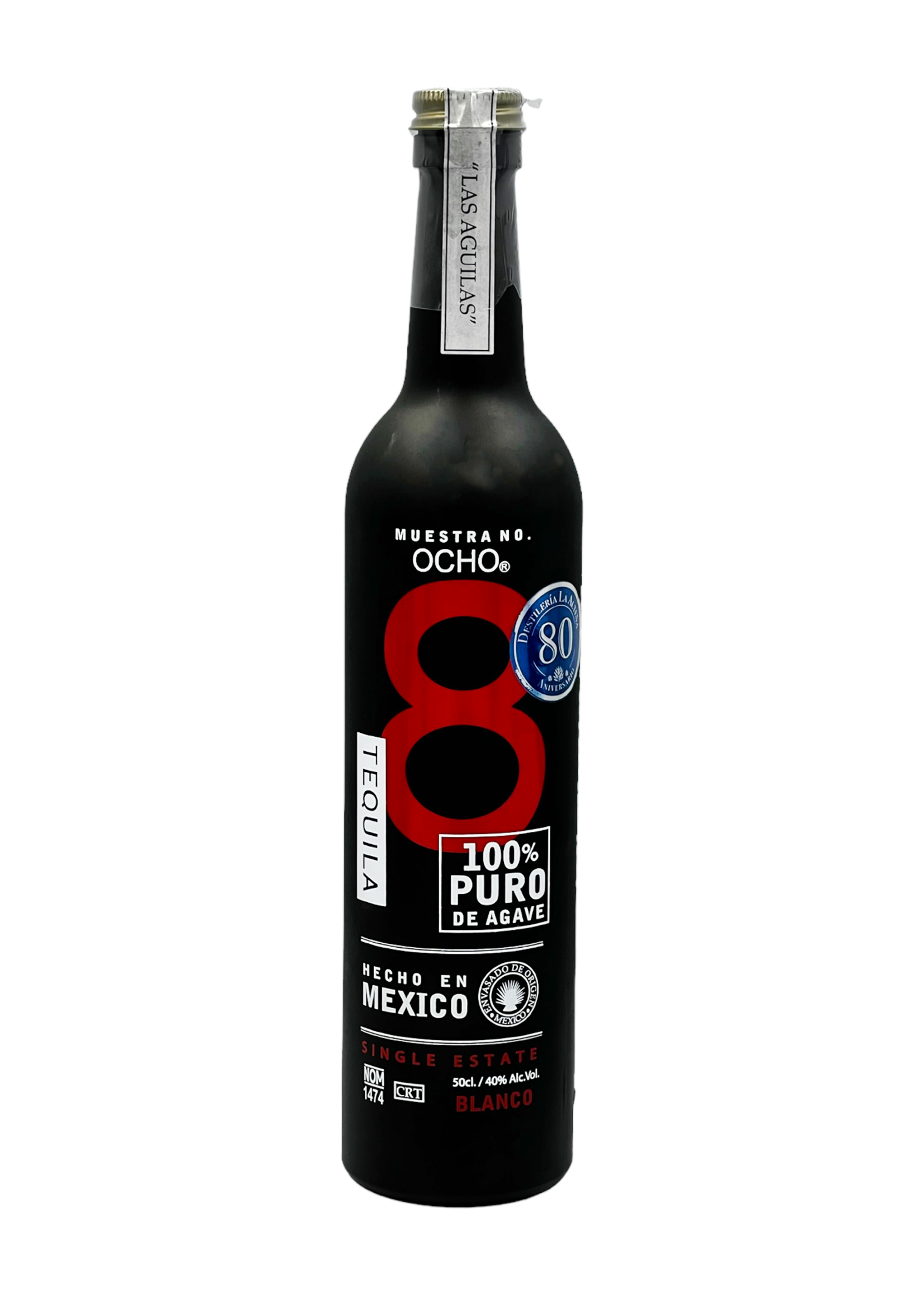 Las Aguilas Tequila 40%.-Vol - 50 cl, Ocho tequila