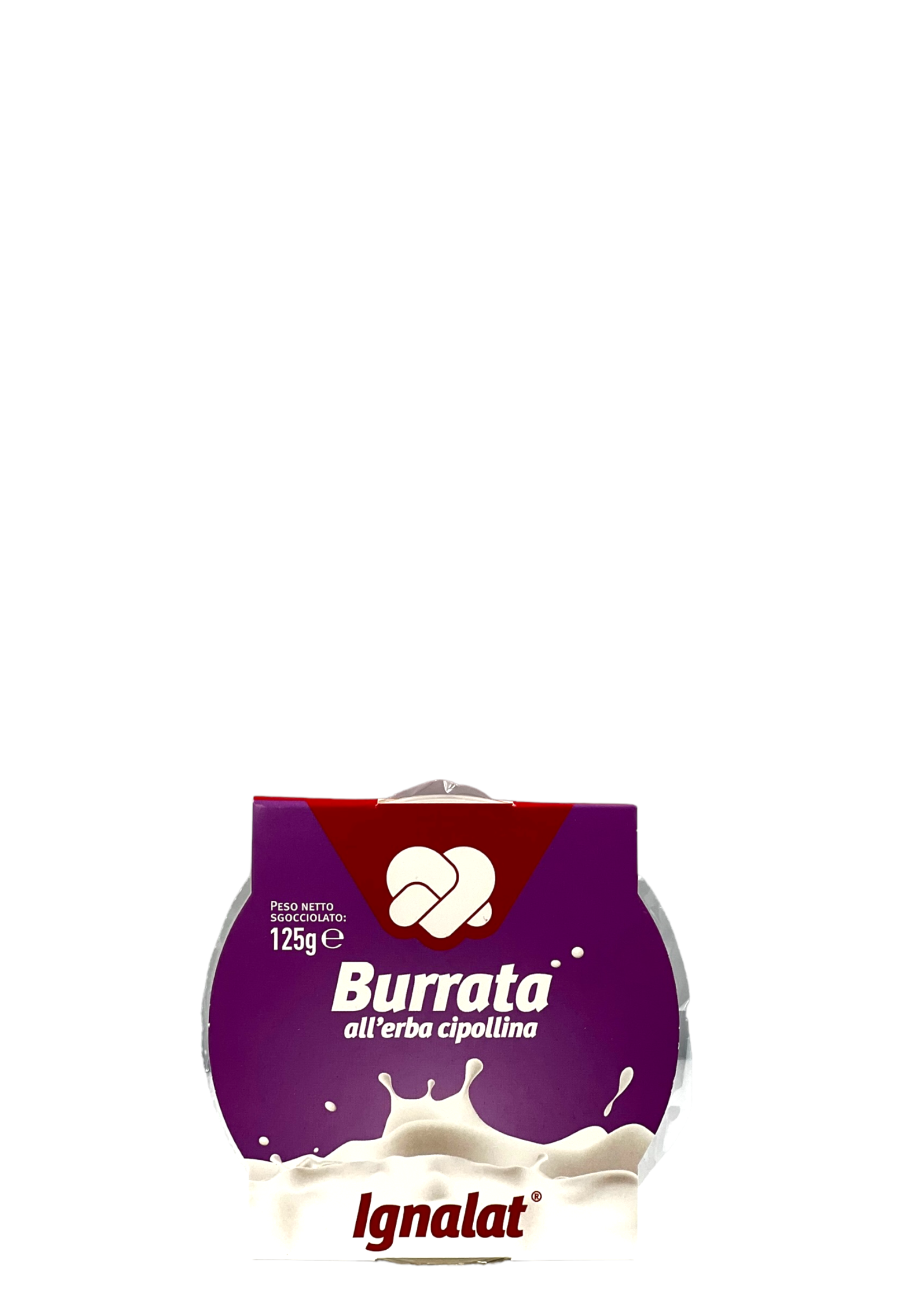 Burrata all'erba cipollina 125g - Ignalat