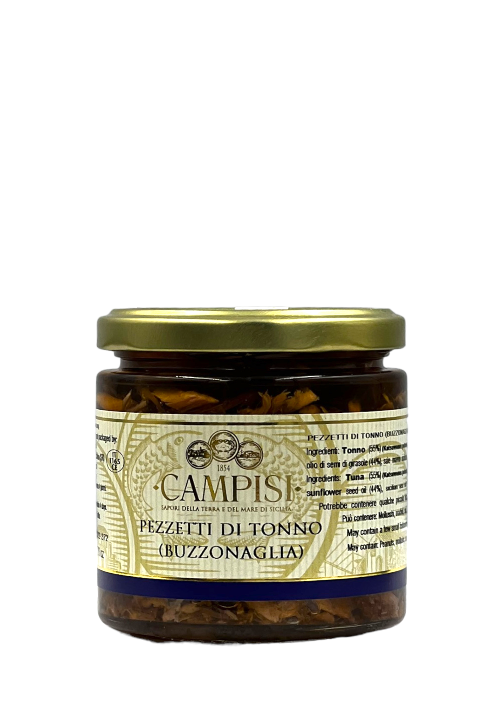 Campisi Pezzetti di tonno (Buzzonaglia) 220g - Campisi