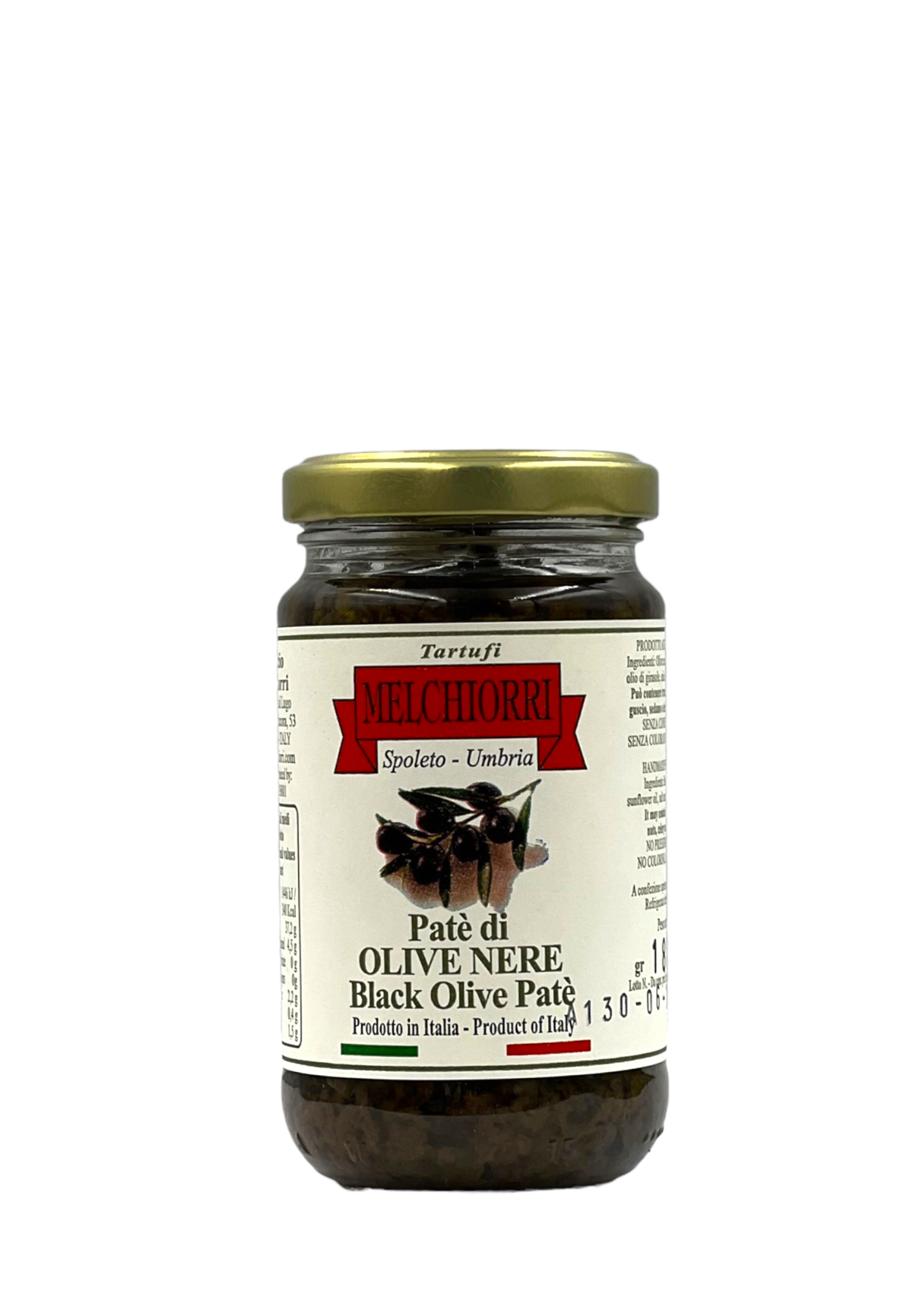 Melchiorri Patè di olive nere 180g - Melchiorri