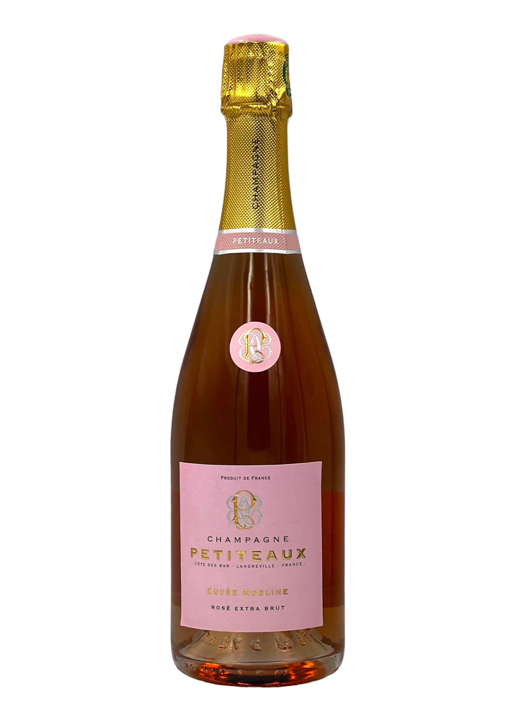 Cuvée Mobline Champagne Extra Brut Rosé, 12% vol., 75cl - Peiteaux