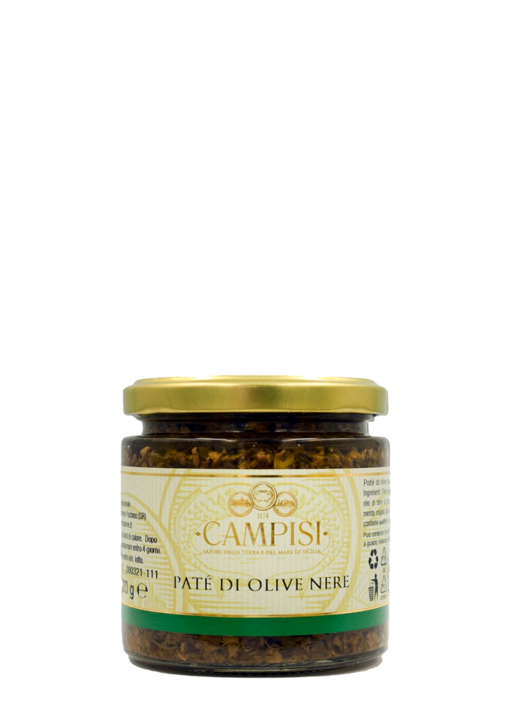 Campisi Patè di olive verdi 220g - Campisi