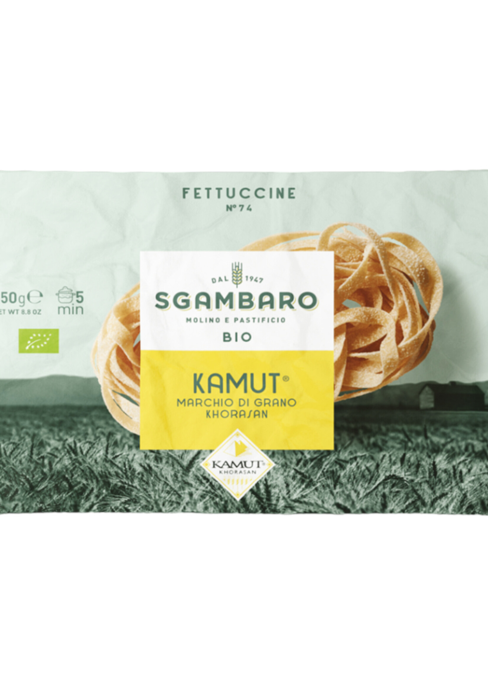 Fettuccine al Khamut trafilate al bronzo 500g - Sgambaro