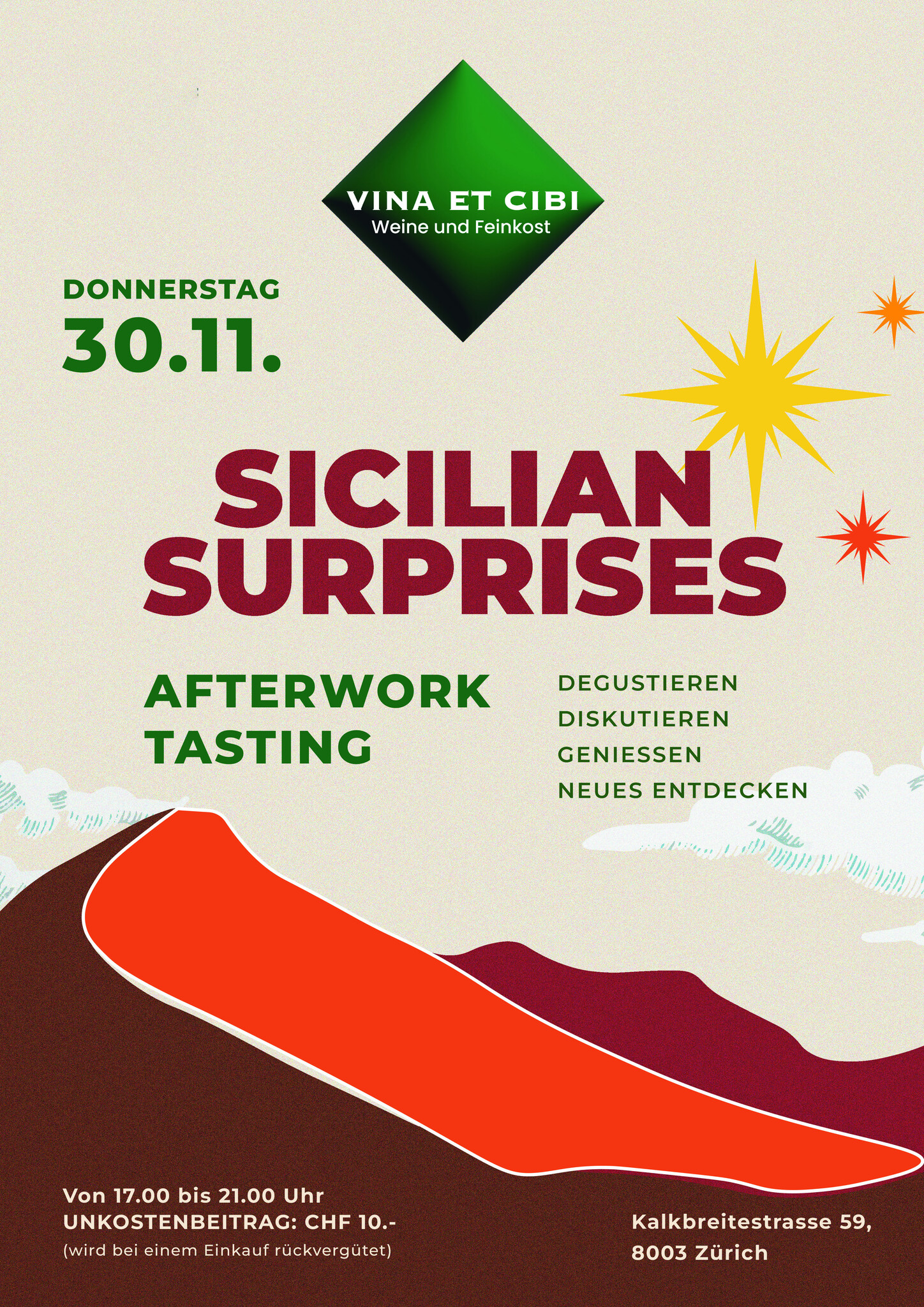 30.11.23  SICILIAN SURPRISES - AFTERWORK TASTING