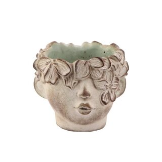 Concrete face grijs 26x23x21cm