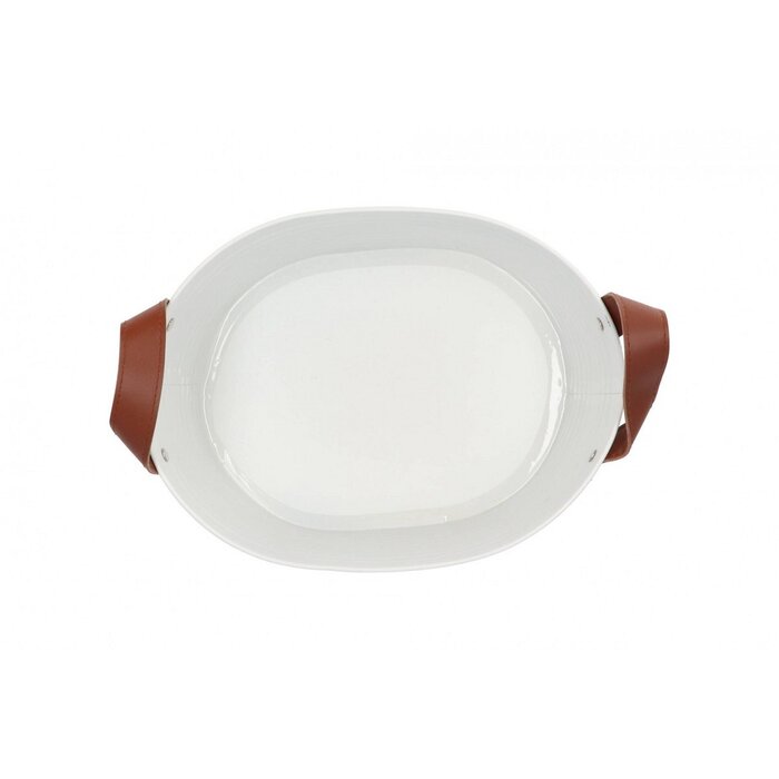 Zinken bloempot ovaal mat wit 23x18x12cm Zinken bloempot ovaal mat wit 23x18x12cm