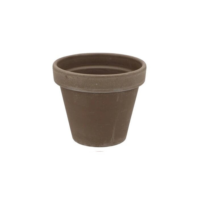 Terra choco bloempot grijs 14x12cm Terra choco bloempot grijs 14x12cm