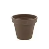 Terra choco bloempot grijs 23x19cm