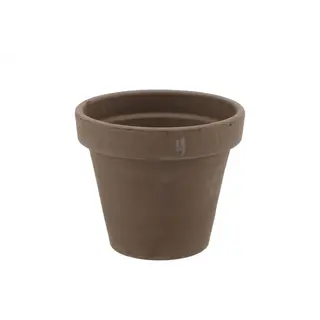 Terra choco bloempot grijs 23x19cm