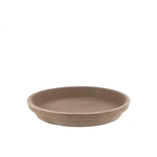 Terra waterschotel choco grijs Ø 16x2,5cm