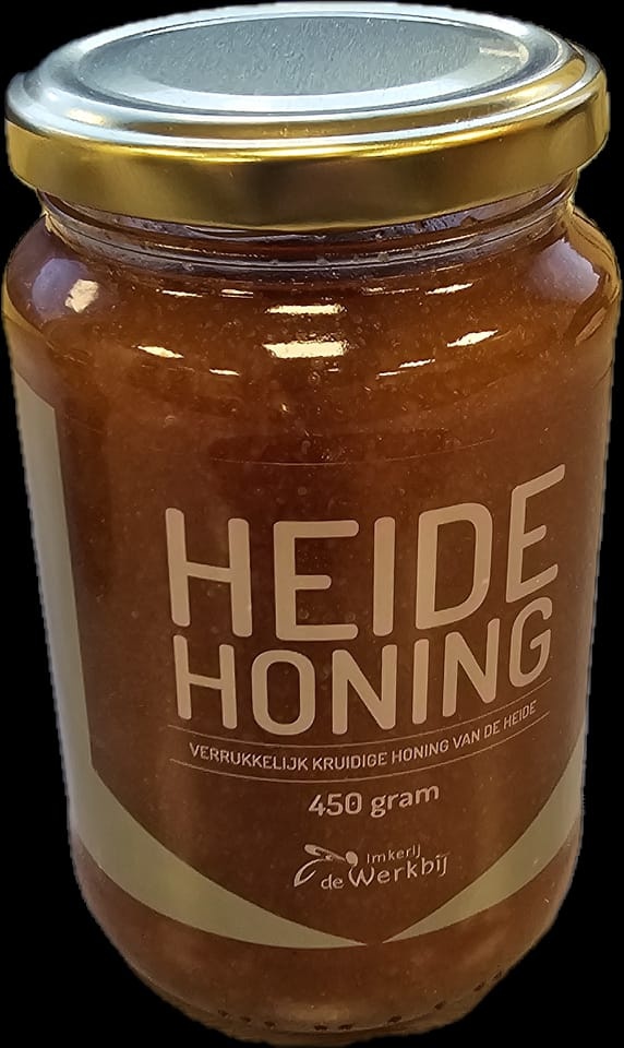 Duitse Heide honing - pot 450 gram  Duitse Heide honing - pot 450 gram