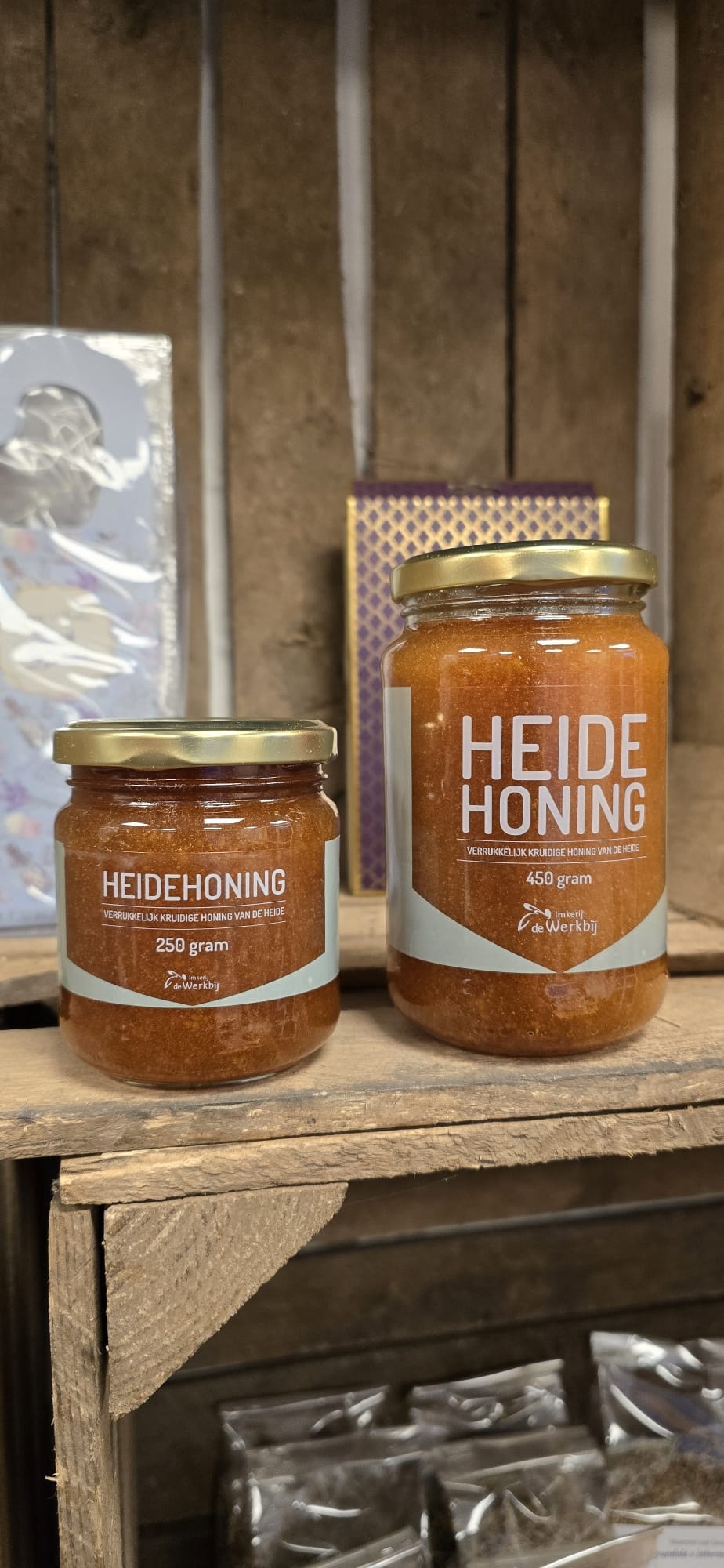 Duitse Heide honing - pot 450 gram  Duitse Heide honing - pot 450 gram