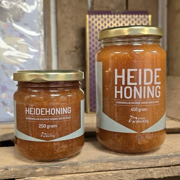 Duitse Heide honing - pot 450 gram Duitse Heide honing - pot 450 gram