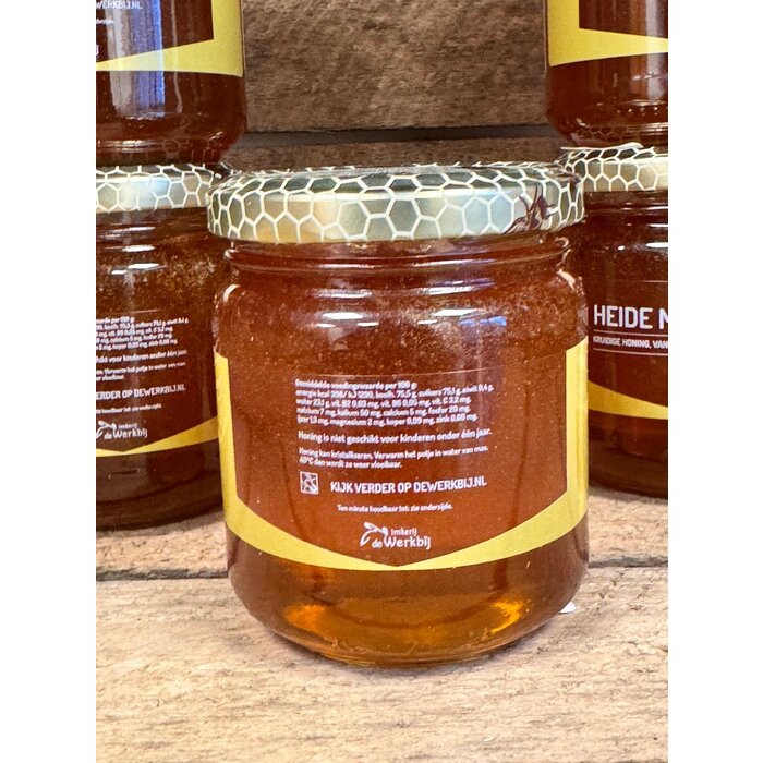 Nederlandse Heidemelange honing- pot 250 gram