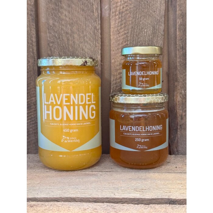 Lavendel honing - pot 50 gram