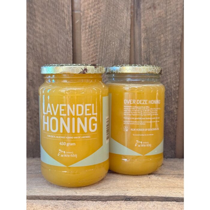 Lavendel honing - pot 450 gram