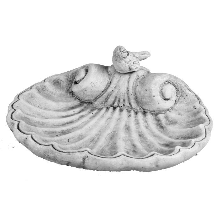 Drinkbak schelp klein Ø 34 cm