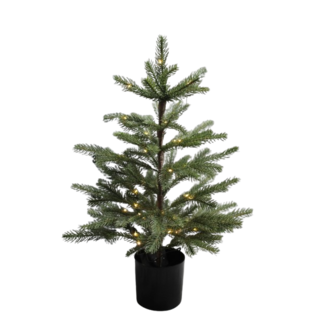 Kunst Kerstboompje met led verlichting