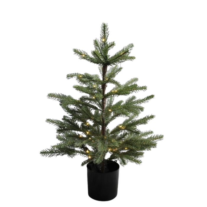 Kunst Kerstboompje met led verlichting