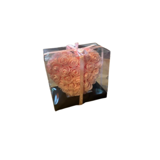 Rozen hartje licht roze