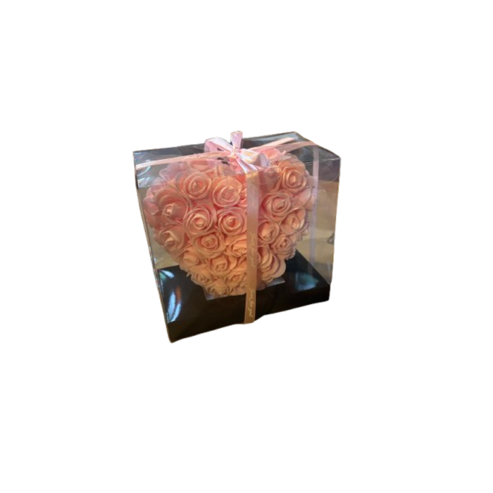 Rozen hartje licht roze