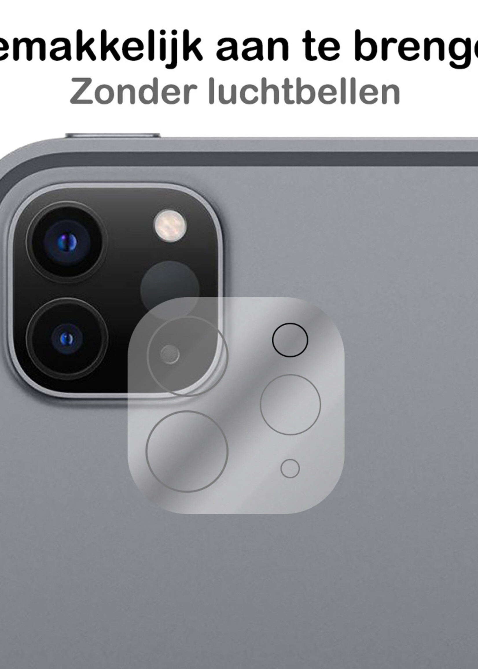 BTH Screenprotector Geschikt voor iPad Pro 2021 (12,9 inch) Camera Lens Screenprotector Glas - Screenprotector Geschikt voor iPad Pro 12,9 inch (2021) Screenprotector Camera Protector Gehard Glas - 2 PACK
