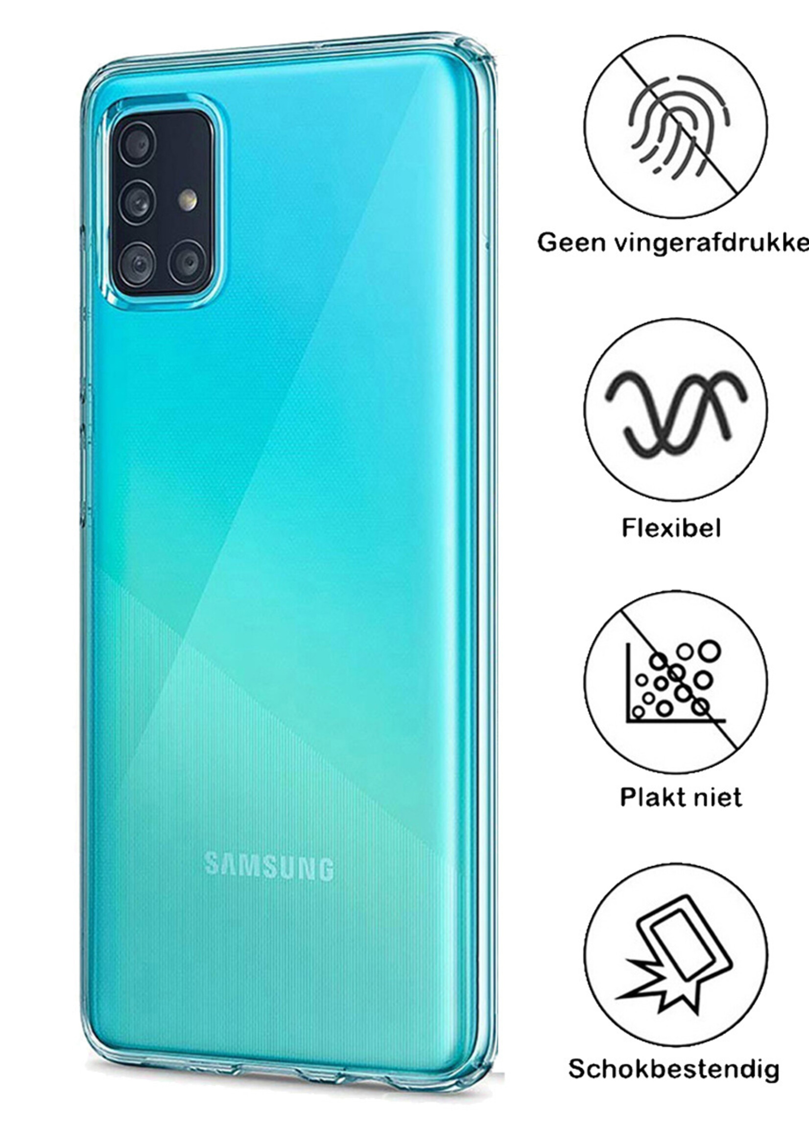 BTH BTH Samsung Galaxy A51 hoesje siliconen