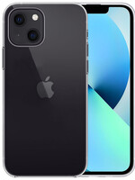 BTH BTH iPhone 13 Mini Hoesje Siliconen - Transparant