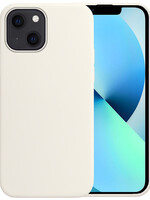 BTH BTH iPhone 13 Hoesje Siliconen - Wit