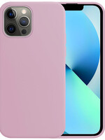 BTH BTH iPhone 13 Pro Hoesje Siliconen - Lila