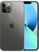 BTH BTH iPhone 13 Pro Hoesje Siliconen - Transparant