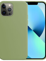BTH BTH iPhone 13 Pro Max Hoesje Siliconen - Groen