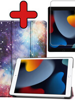 BTH BTH iPad 10.2 2021 hoesje galaxy met screenprotector