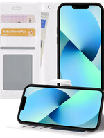 BTH BTH iPhone 13 Hoesje Bookcase - Wit