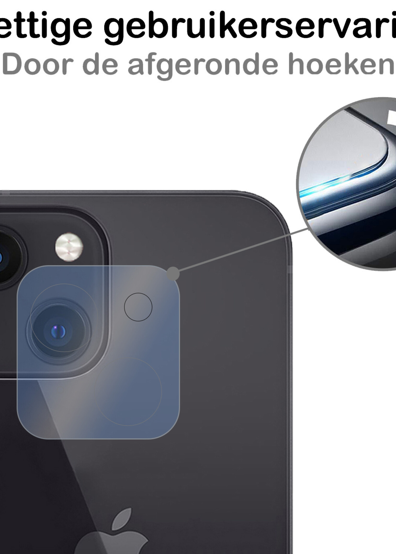 BTH Screenprotector Geschikt voor iPhone 13 Mini Camera Lens Screenprotector Glas - Screenprotector Geschikt voor iPhone 13 Mini Screenprotector Camera Protector Gehard Glas - 3 PACK