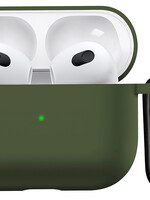 BTH BTH Siliconen Hoesje Voor Apple AirPods 3 - Donkergroen