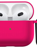 BTH BTH Siliconen Hoesje Voor Apple AirPods 3 - Donkerroze