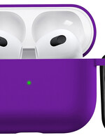 BTH BTH Siliconen Hoesje Voor Apple AirPods 3 - Paars