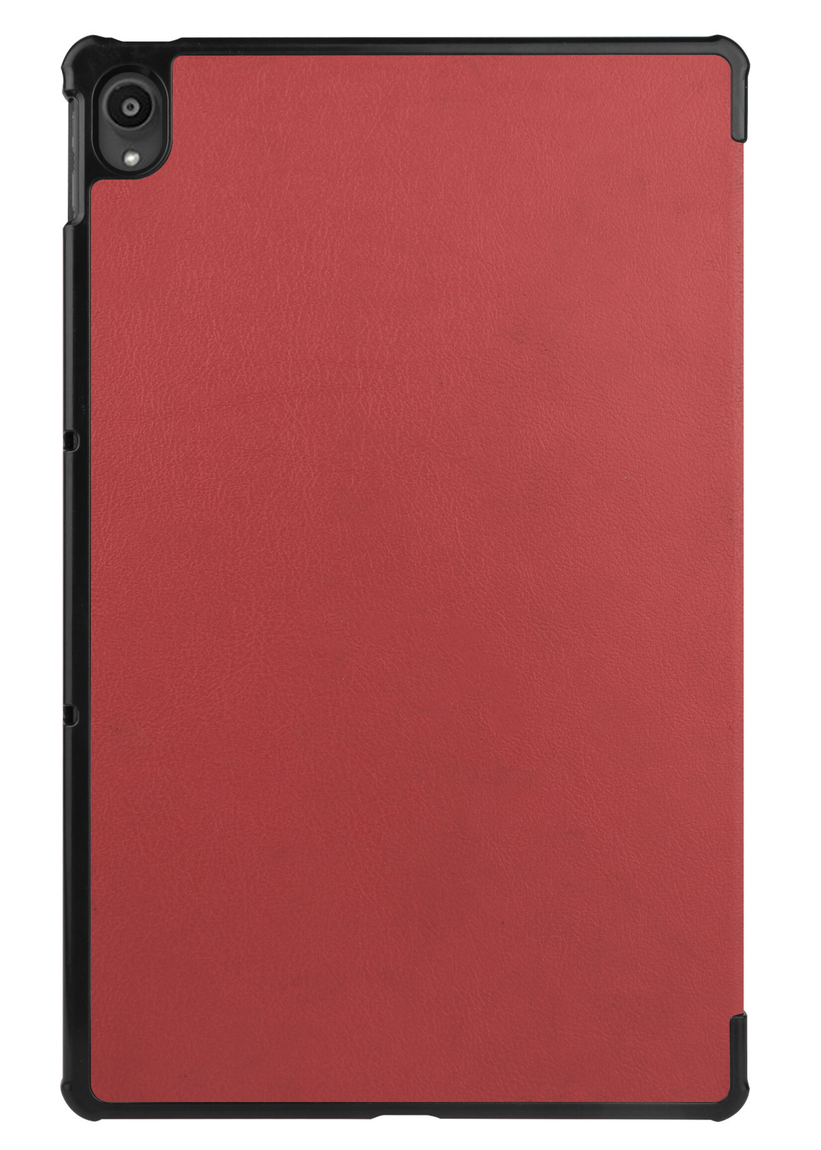 BTH Lenovo Tab P11 Hoes Luxe Book Case Hoesje - Lenovo Tab P11 Hoes Cover (11 inch) - Donker Rood