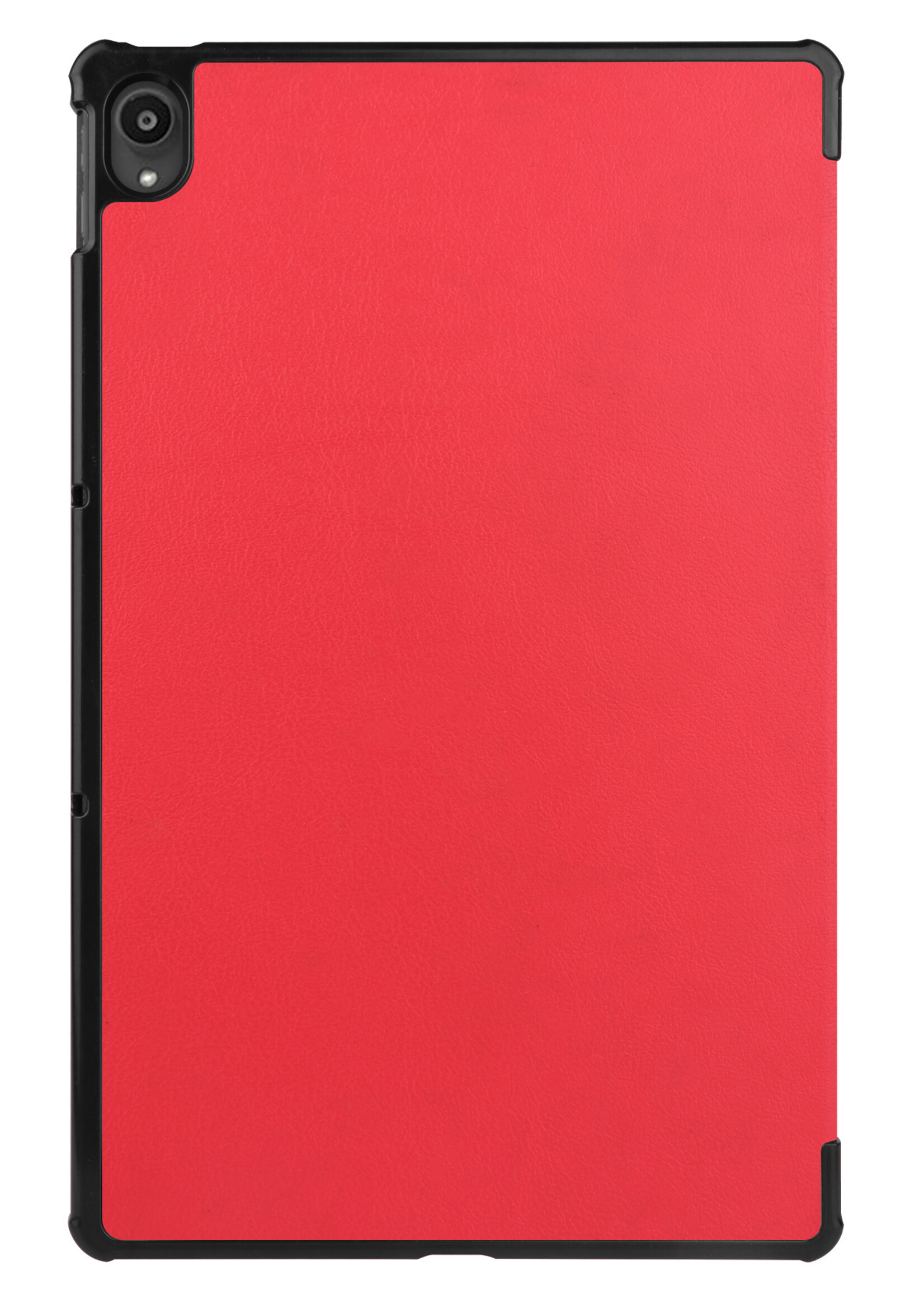 BTH Lenovo Tab P11 Hoes Luxe Book Case Hoesje - Lenovo Tab P11 Hoes Cover (11 inch) - Rood