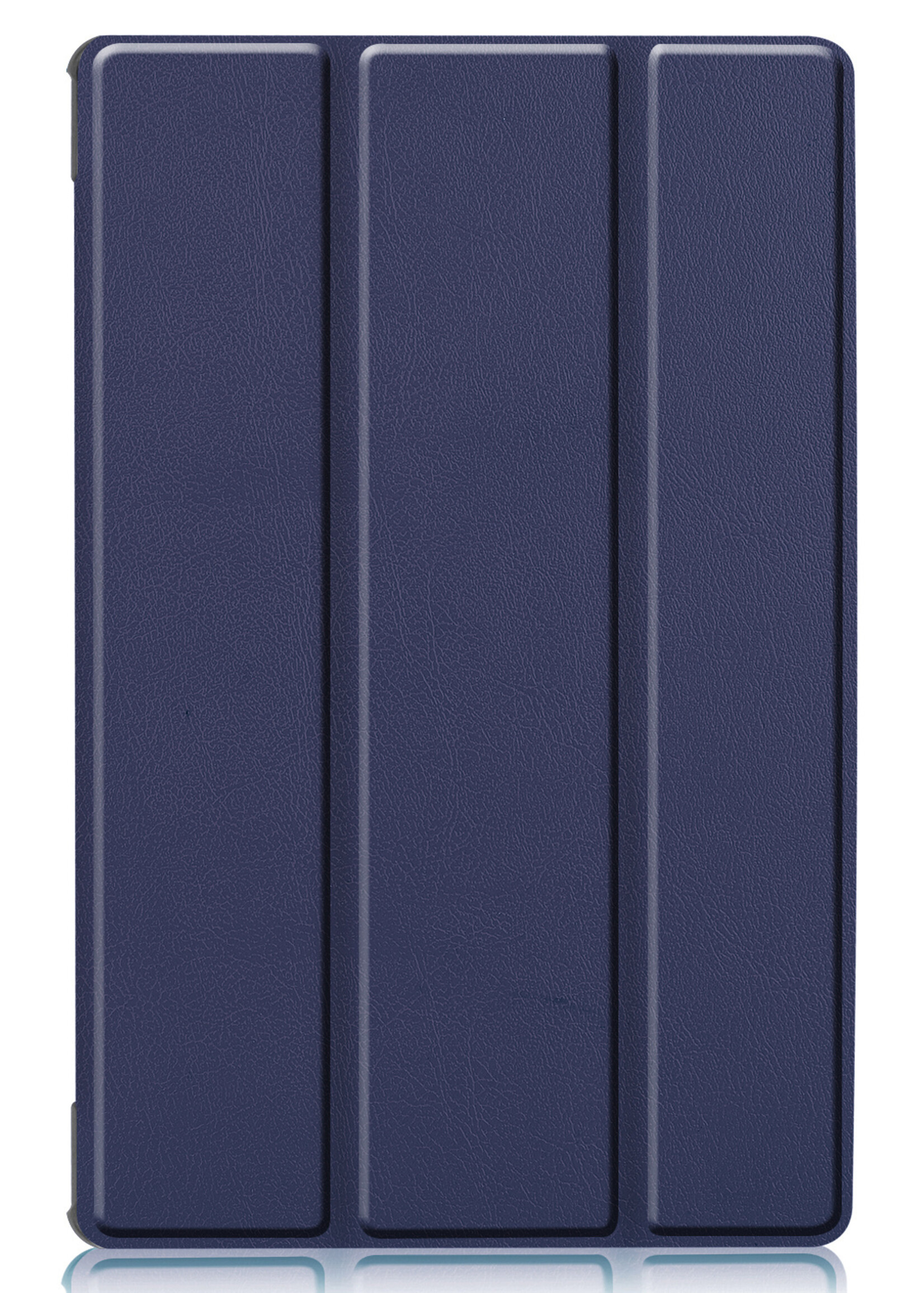 BTH Lenovo Tab M10 FHD Plus Hoes Luxe Book Case Hoesje - Lenovo Tab M10 FHD Plus Hoes Cover (10,3 inch) - Donker Blauw