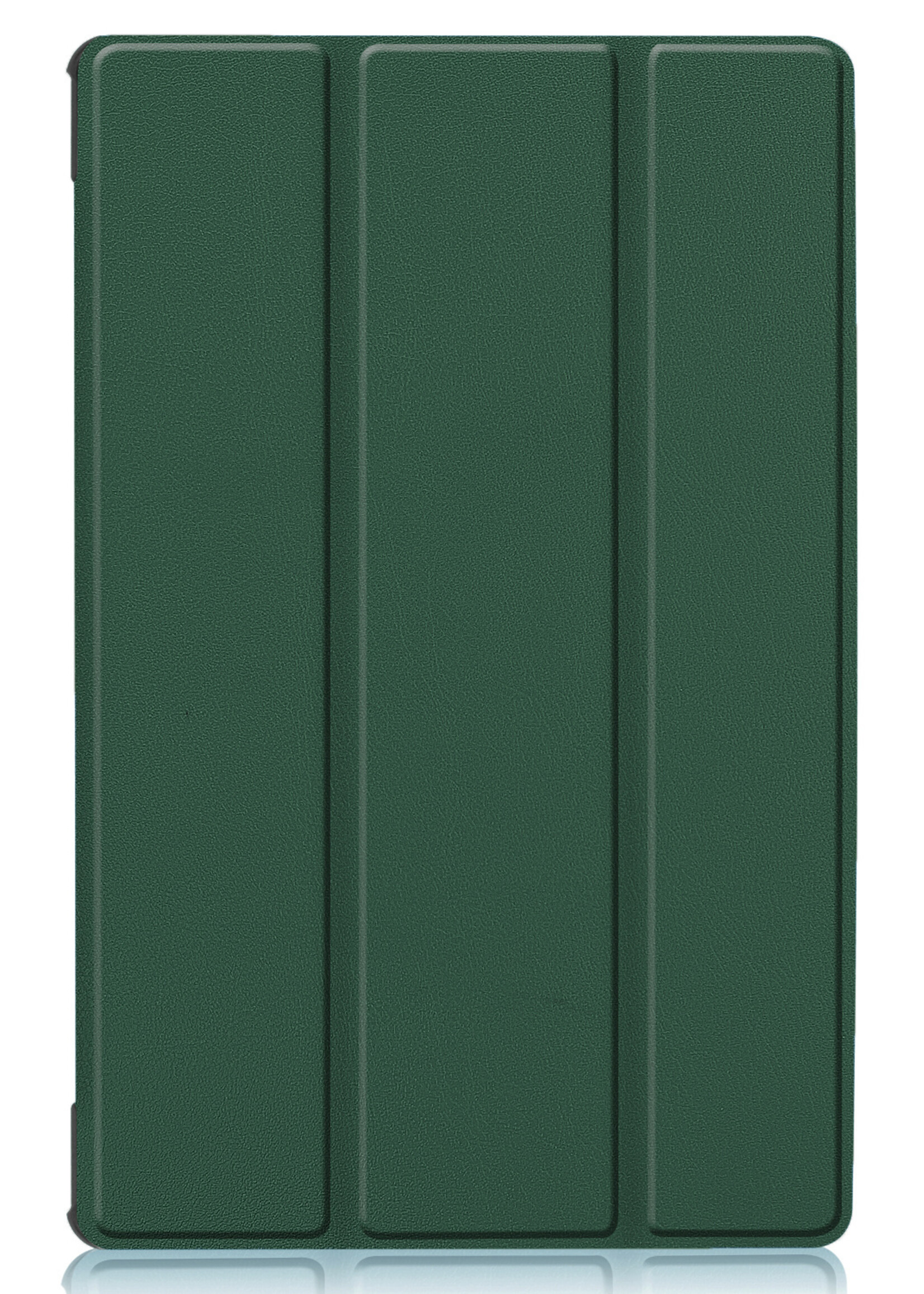BTH Lenovo Tab M10 FHD Plus Hoes Luxe Book Case Hoesje - Lenovo Tab M10 FHD Plus Hoes Cover (10,3 inch) - Donker Groen