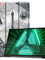 BTH BTH Lenovo Tab M10 FHD Plus Hoes - Eiffeltoren
