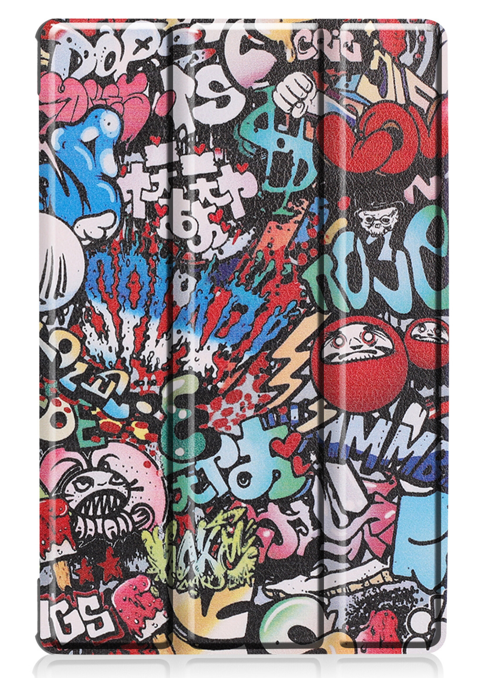BTH Lenovo Tab M10 FHD Plus Hoes Luxe Book Case Hoesje - Lenovo Tab M10 FHD Plus Hoes Cover (10,3 inch) - Graffity