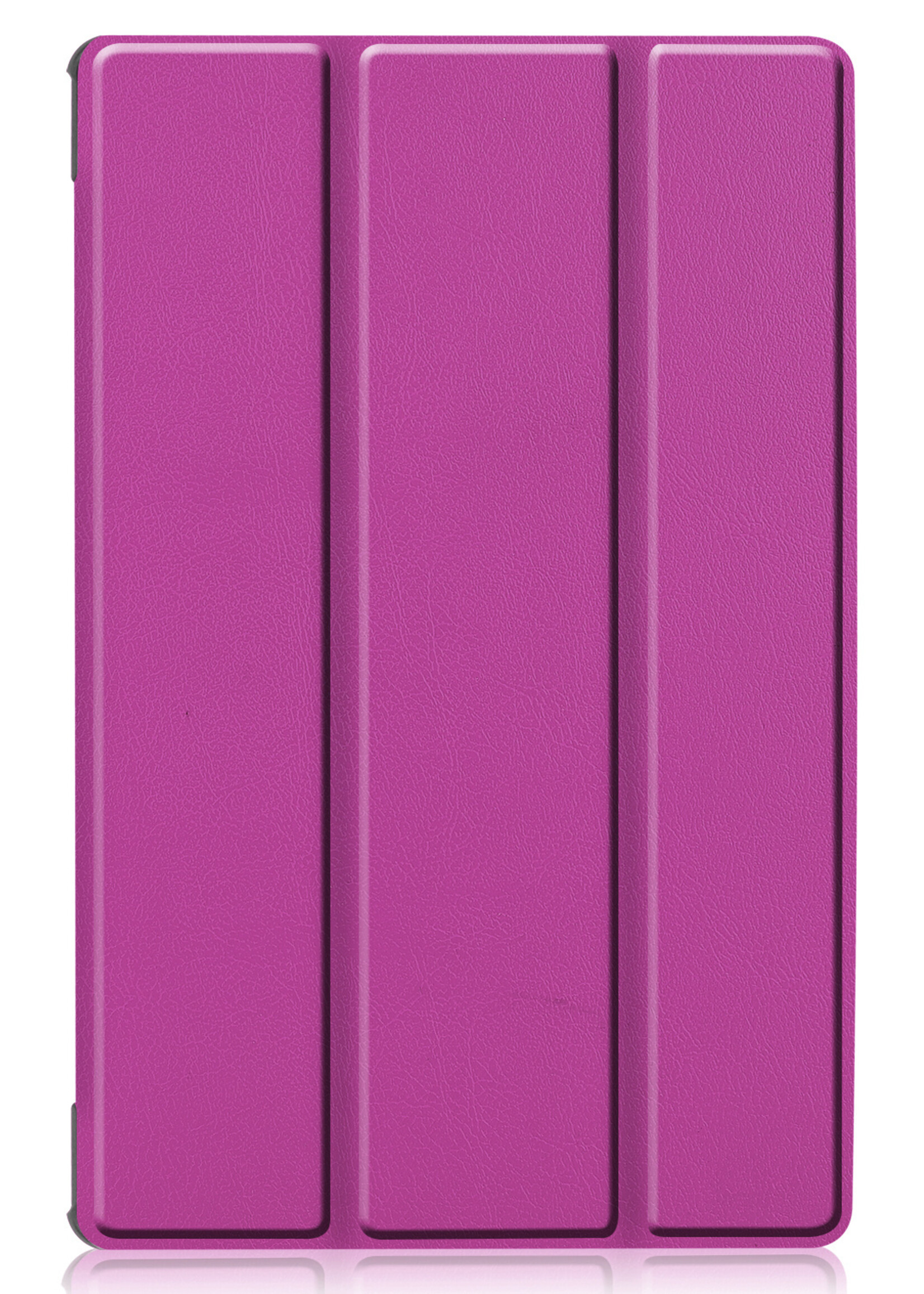 BTH Lenovo Tab M10 FHD Plus Hoes Luxe Book Case Hoesje - Lenovo Tab M10 FHD Plus Hoes Cover (10,3 inch) - Paars