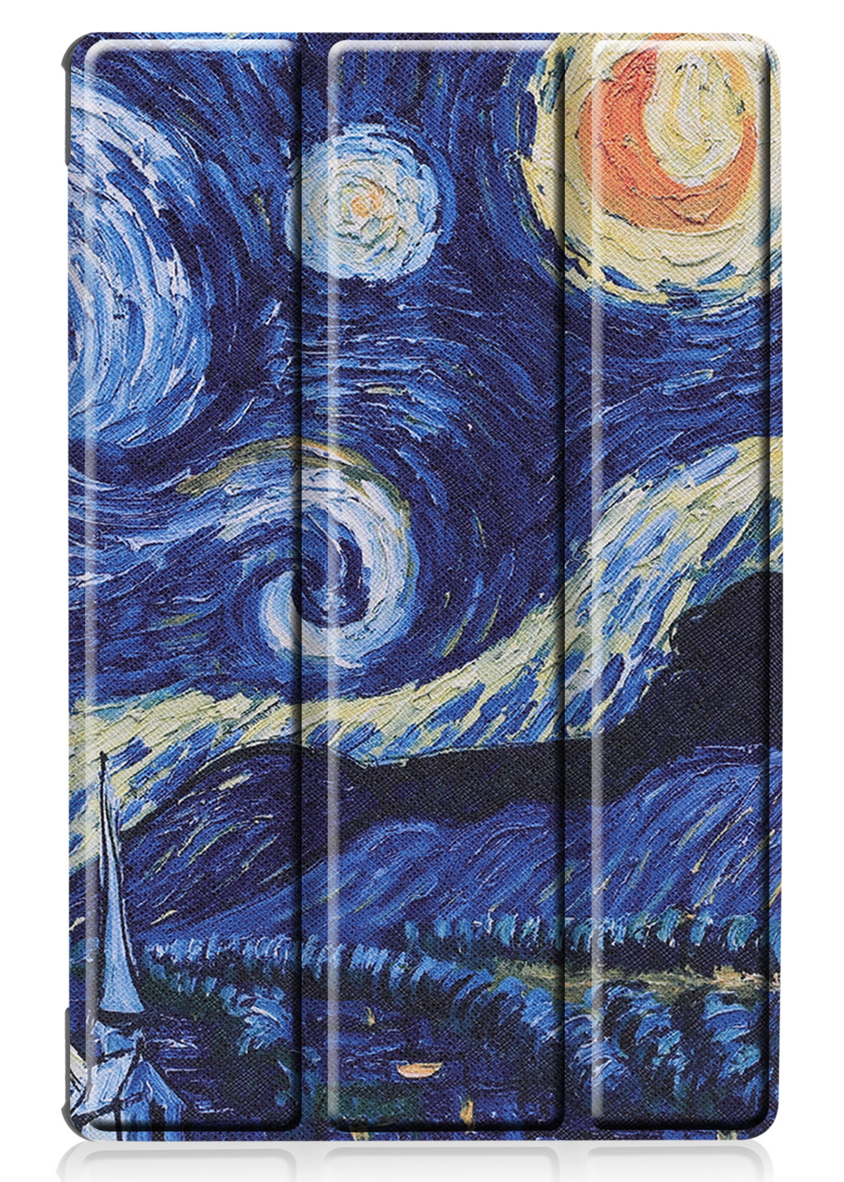 BTH Lenovo Tab M10 FHD Plus Hoes Luxe Book Case Hoesje - Lenovo Tab M10 FHD Plus Hoes Cover (10,3 inch) - Sterrenhemel