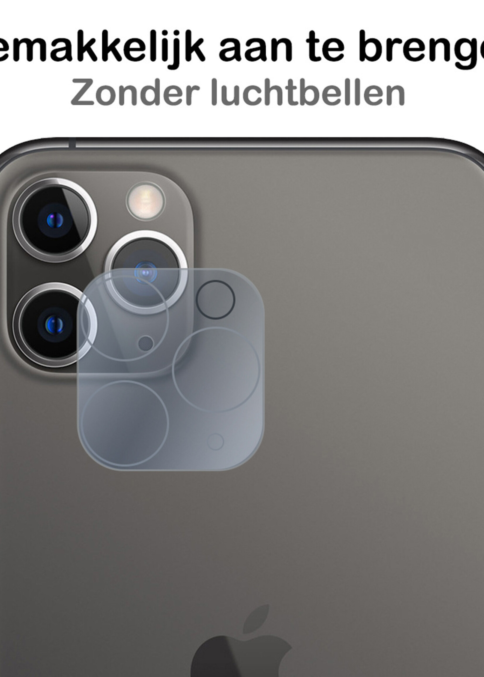 BTH Screenprotector Geschikt voor iPhone 12 Pro Camera Lens Screenprotector Glas - Screenprotector Geschikt voor iPhone 12 Pro Screenprotector Camera Protector Gehard Glas - 3 PACK