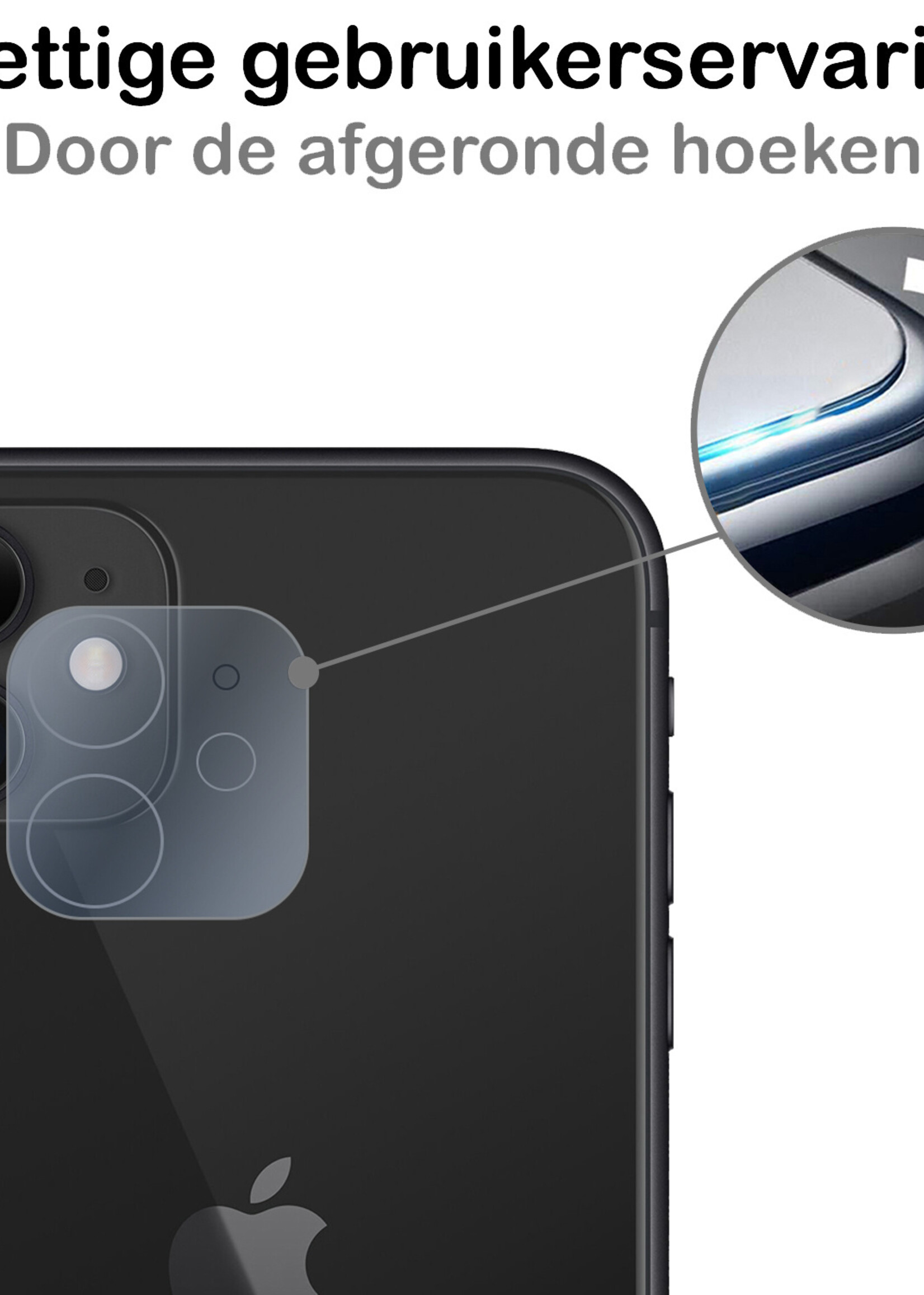 BTH Screenprotector Geschikt voor iPhone 12 Camera Lens Screenprotector Glas - Screenprotector Geschikt voor iPhone 12 Screenprotector Camera Protector Gehard Glas - 3 PACK