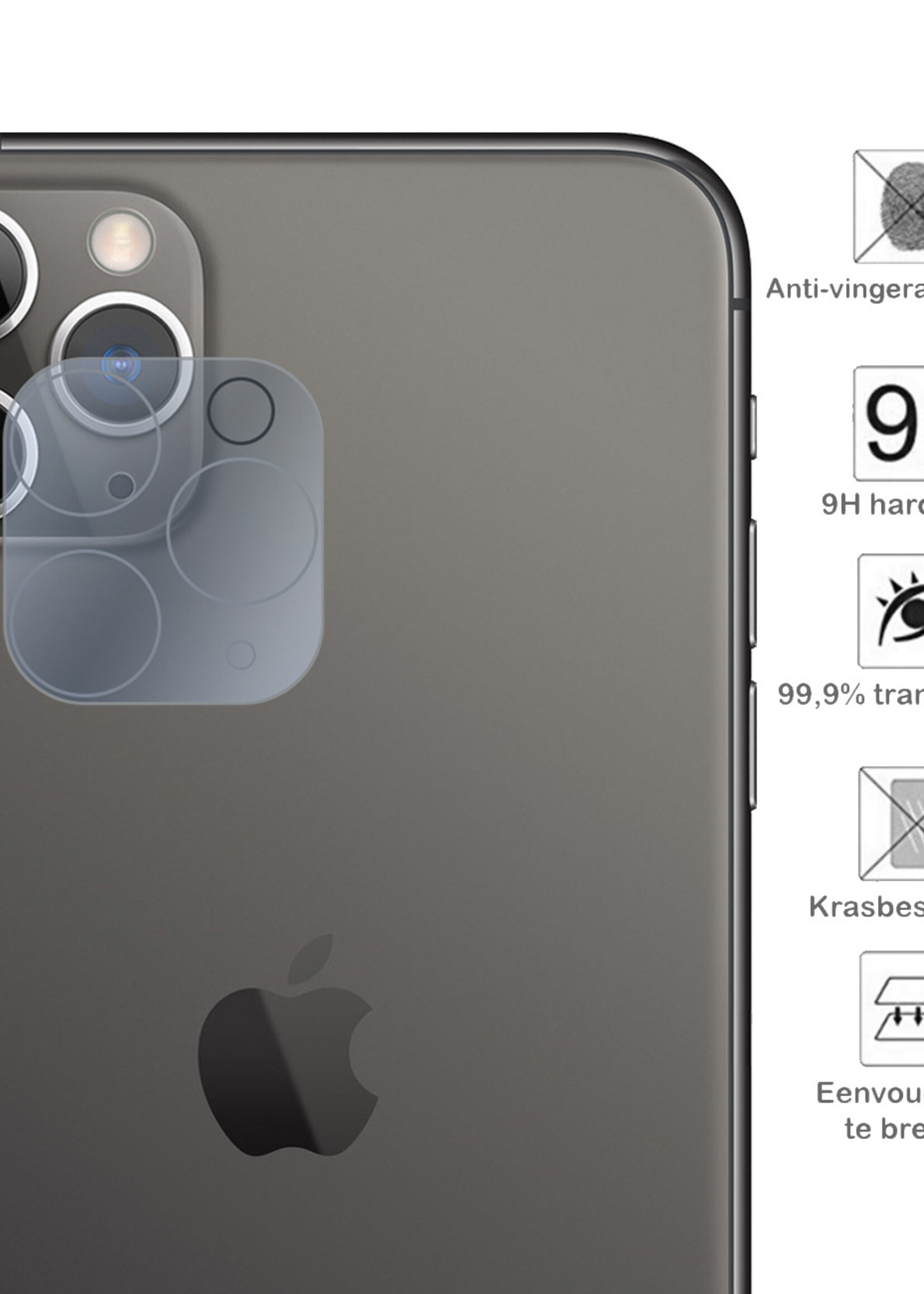 BTH Screenprotector Geschikt voor iPhone 12 Pro Camera Lens Screenprotector Glas - Screenprotector Geschikt voor iPhone 12 Pro Screenprotector Camera Protector Gehard Glas - 3 PACK
